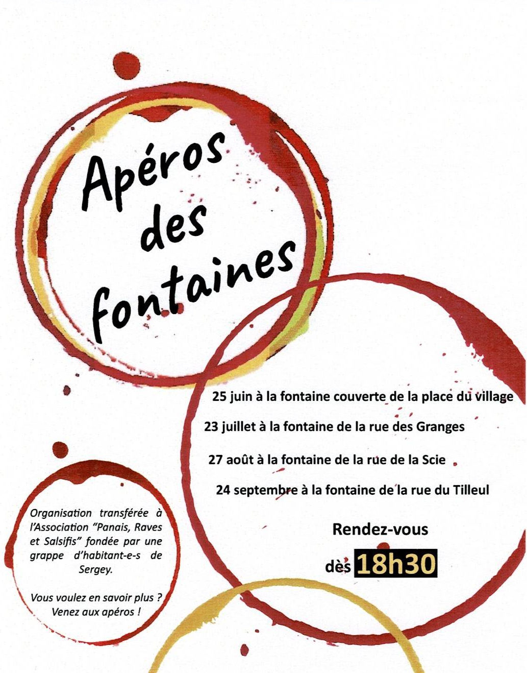 L&rsquo;Apéro des Fontaines