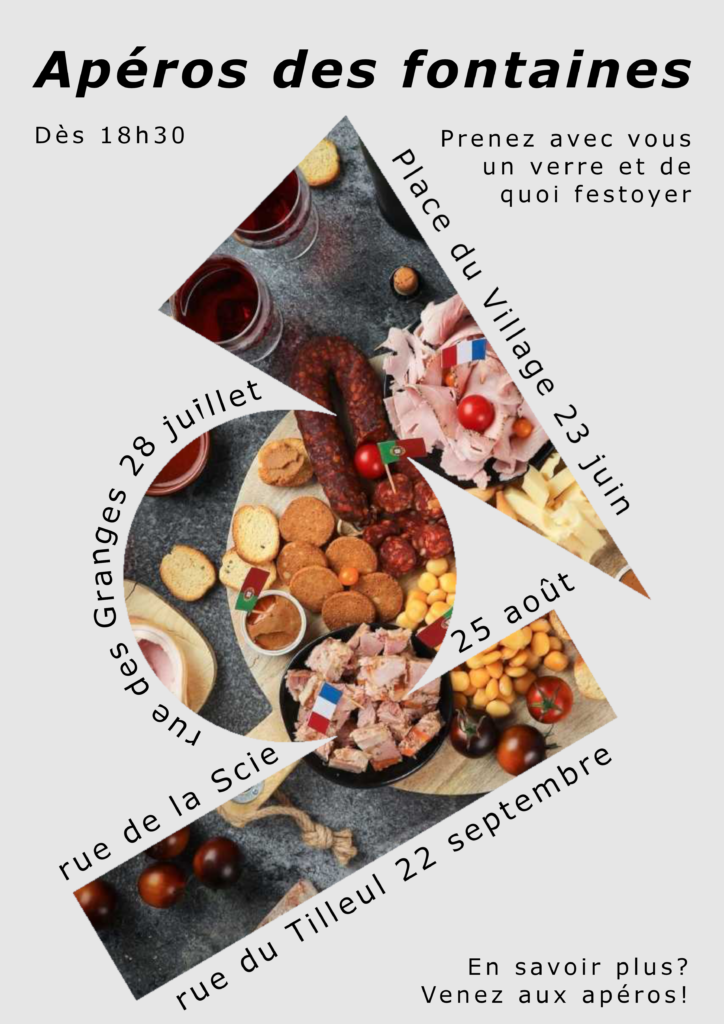 Affiche : Apéro des fontaines
