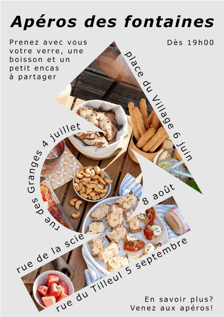 Affiche : Apéro des fontaines